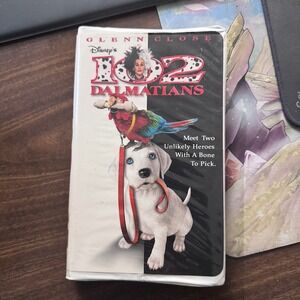 Disney 102 Dalmatians VHS Movie Video Cassette Tape Glenn Close